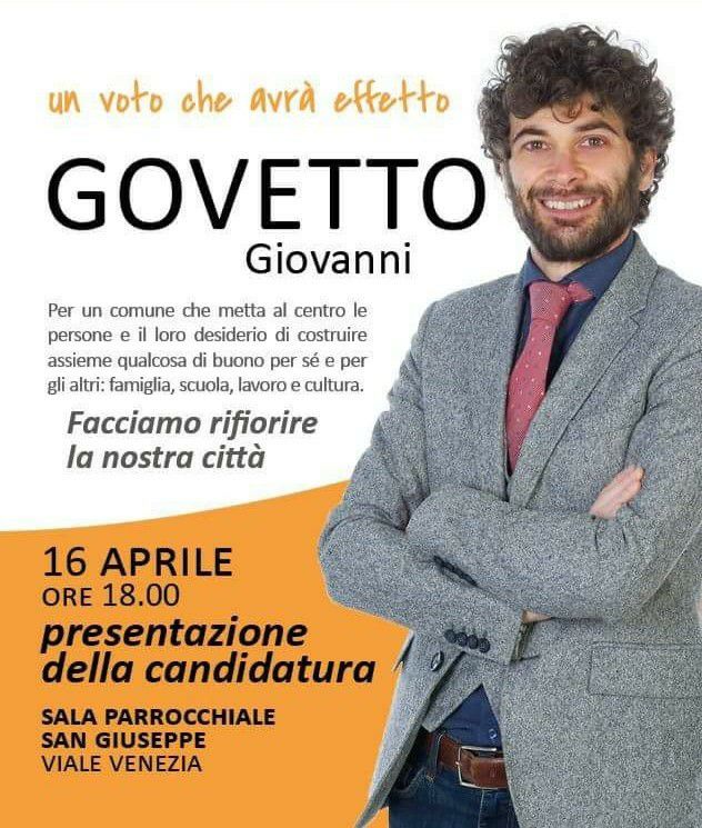 FOTO GOVETTO GIOVANNI Campagna elettorale